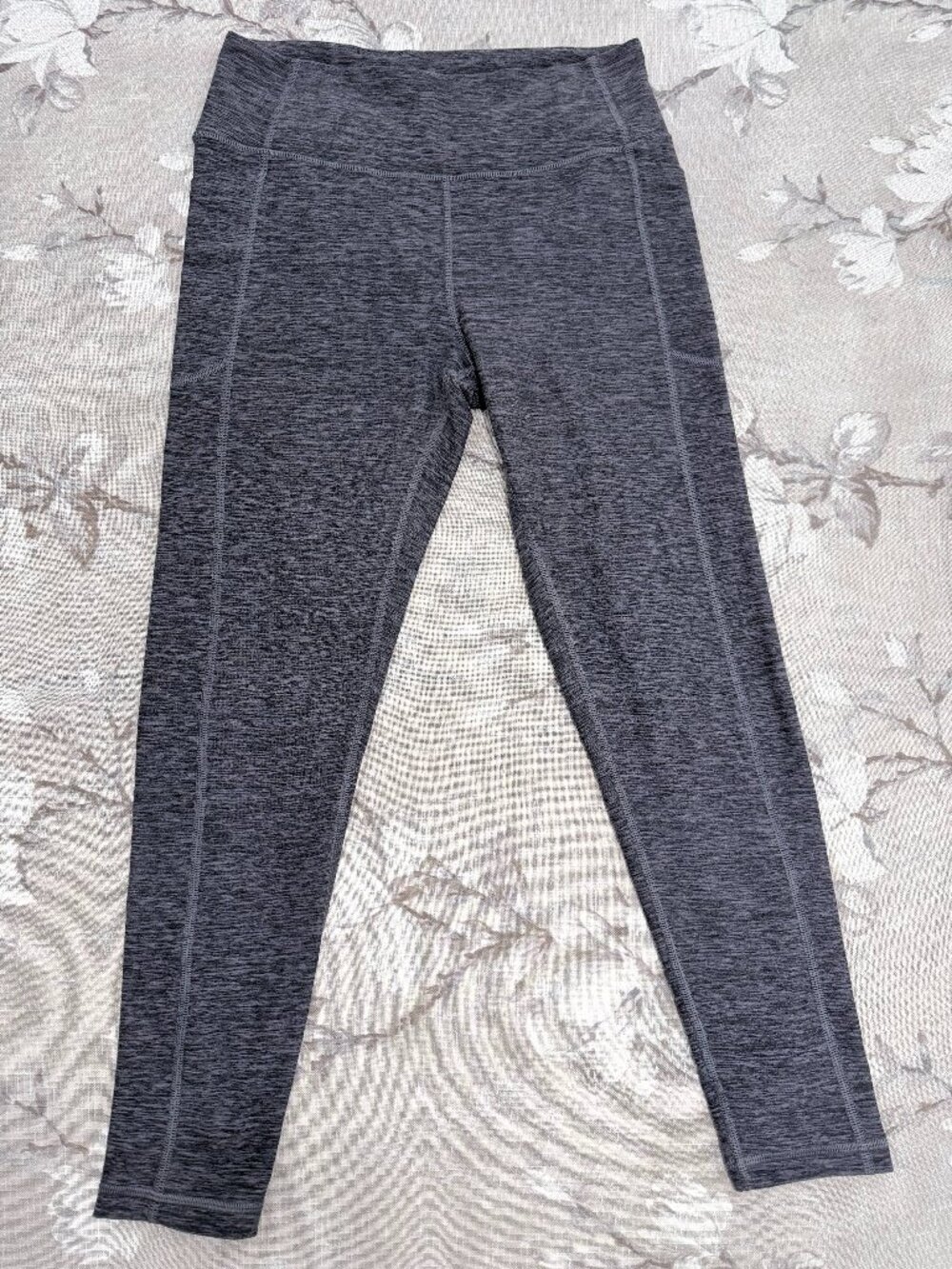 Victoria’s Secret Space Dye Workout Leggings Gray High Rise Athletic Medium